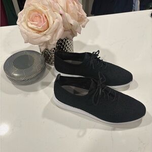 Black Knit Cole Haan Sneaker Loafers